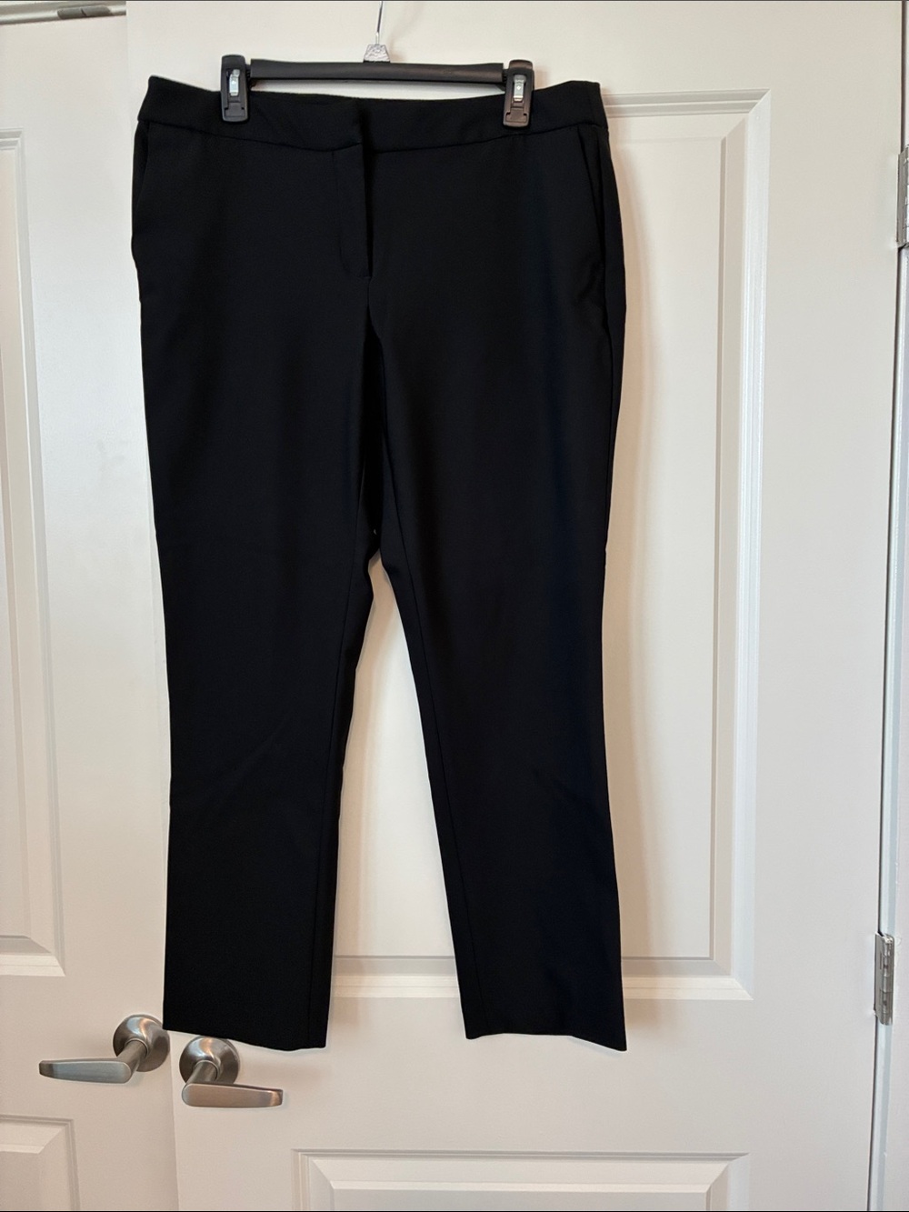 Rachel Zoe Black Straight-Leg Dress Pants